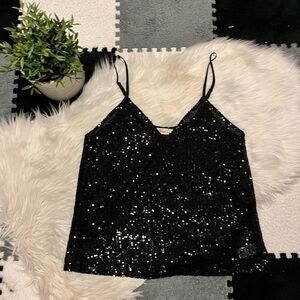 Millibon Black Sequin Camisole